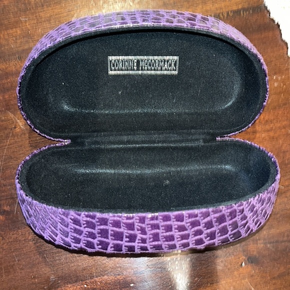 Corinne McCormack sunglass glasses case Purple - Picture 4 of 5
